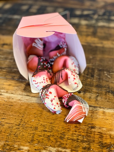 Brianna Farrel's Valentine's Day fortune cookies