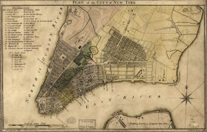 Late 18th Century Map of Manhattan
