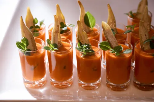 Food served during the zero waste event.