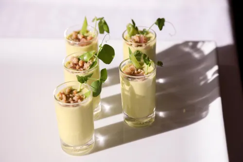 Food served during a zero waste event.