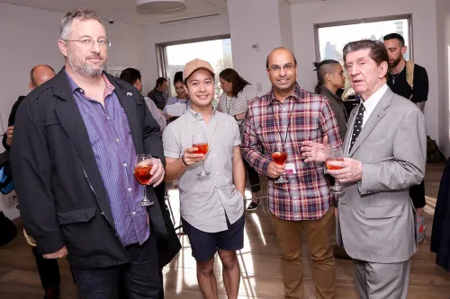 Attendees of the zero waste event.