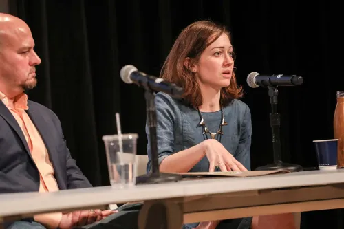 Panelists during a zero waste food event.