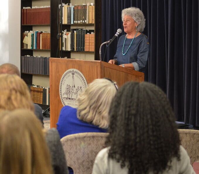marion nestle speaks at conference