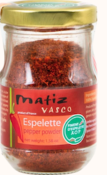 Bottle of espelette pepper