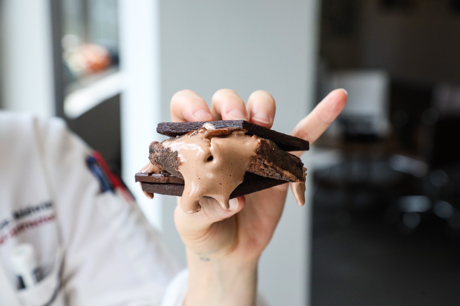 Gooey, melting s'more