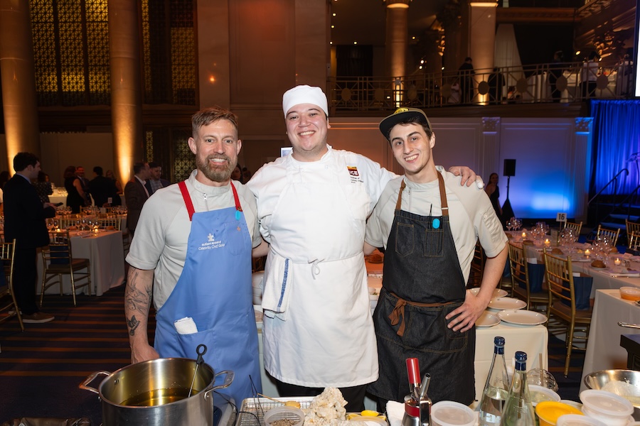 ICE students at Autism Speaks with famous chef Michael Voltaggio.
