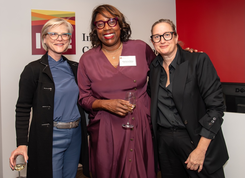 Award-winning ICE alumni gathered to celebrate the school's 50th anniversary in New York City last year. The event honored 50 distinguished graduates, including Mashama Bailey.