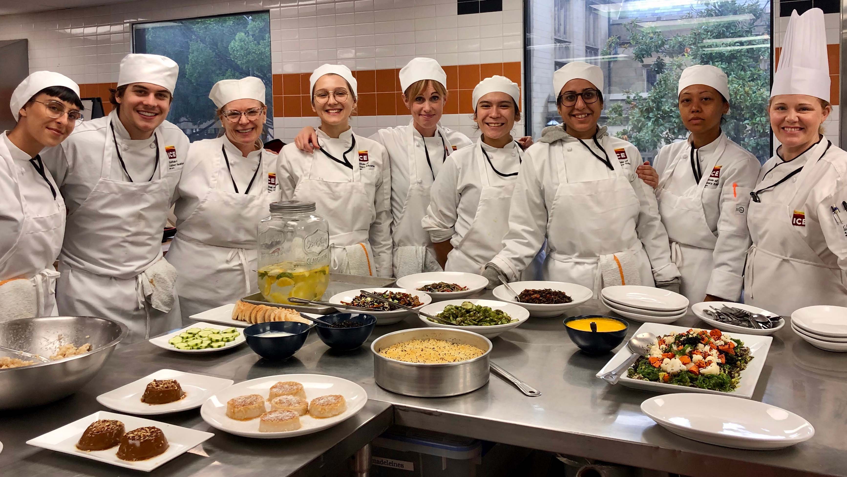 Plant-Based Students in Teaching Kitchen