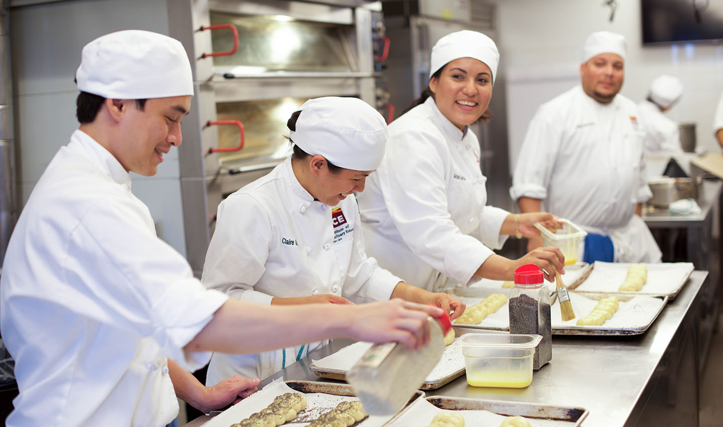 Pastry program students.