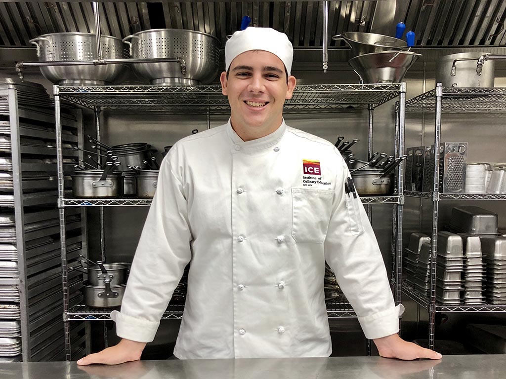 Chef Adriano Piazza in ICE uniform