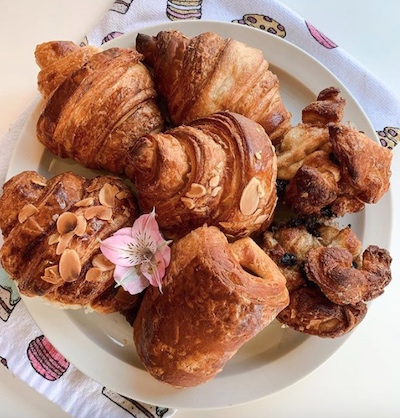 Bisma's croissants for a Bakers Against Racism bake sale