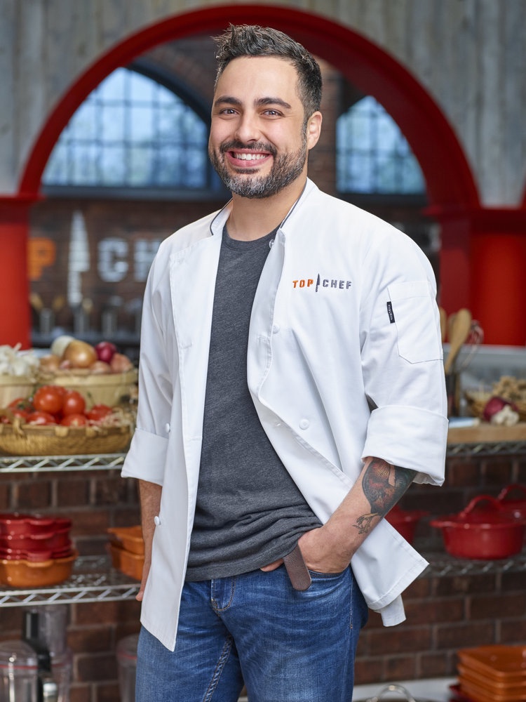 David Viana competes on season 16 of "Top Chef." Photo by Smallz + Raskind, courtesy of Bravo.