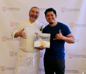Chef Michael meeting Chef Cesare