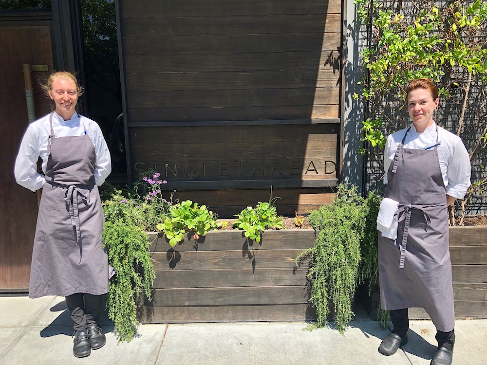 Garbiella (right) at Single Thread Farms