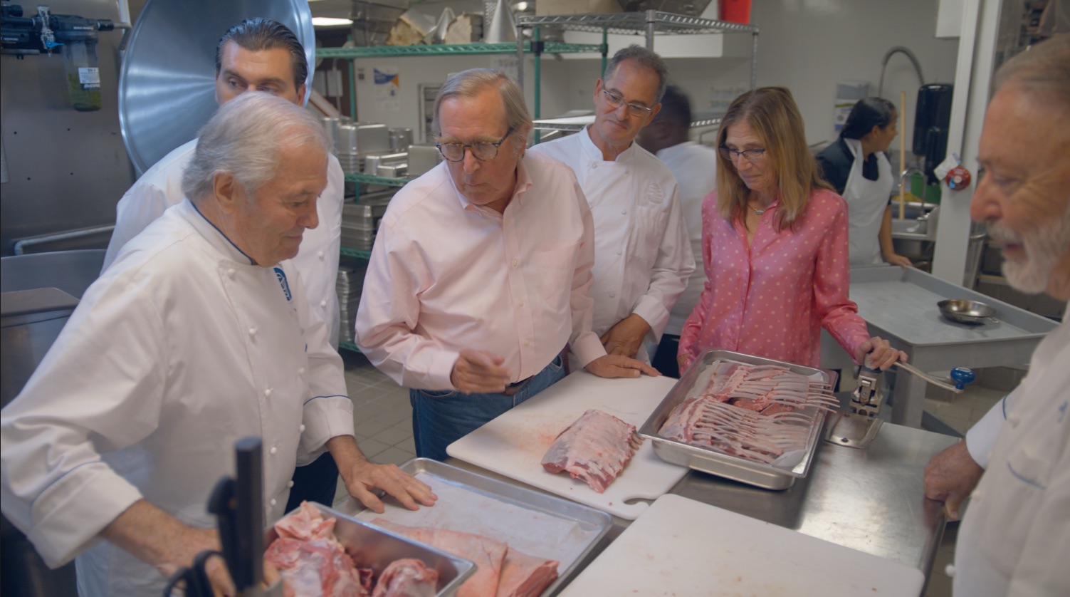 The Jamisons worked with Jacques Pepin at a recent tribute to Jean Louis Palladin.