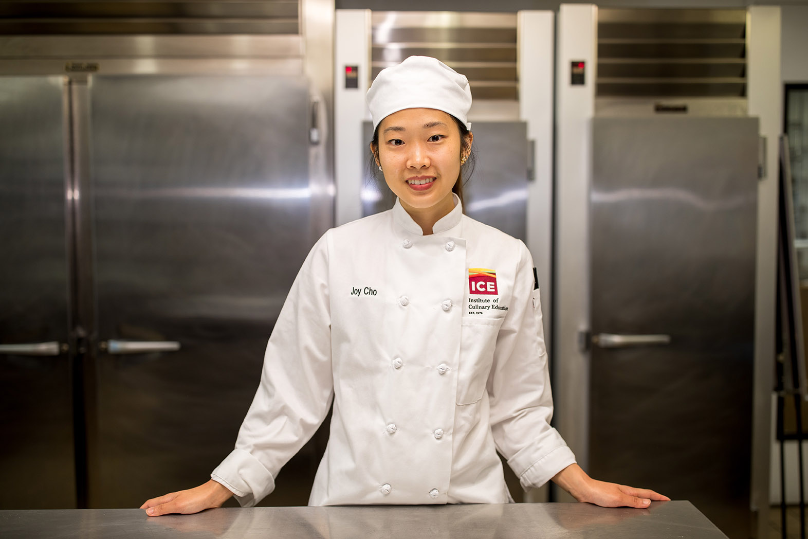 Joy Cho studies pastry and baking arts at ICE.