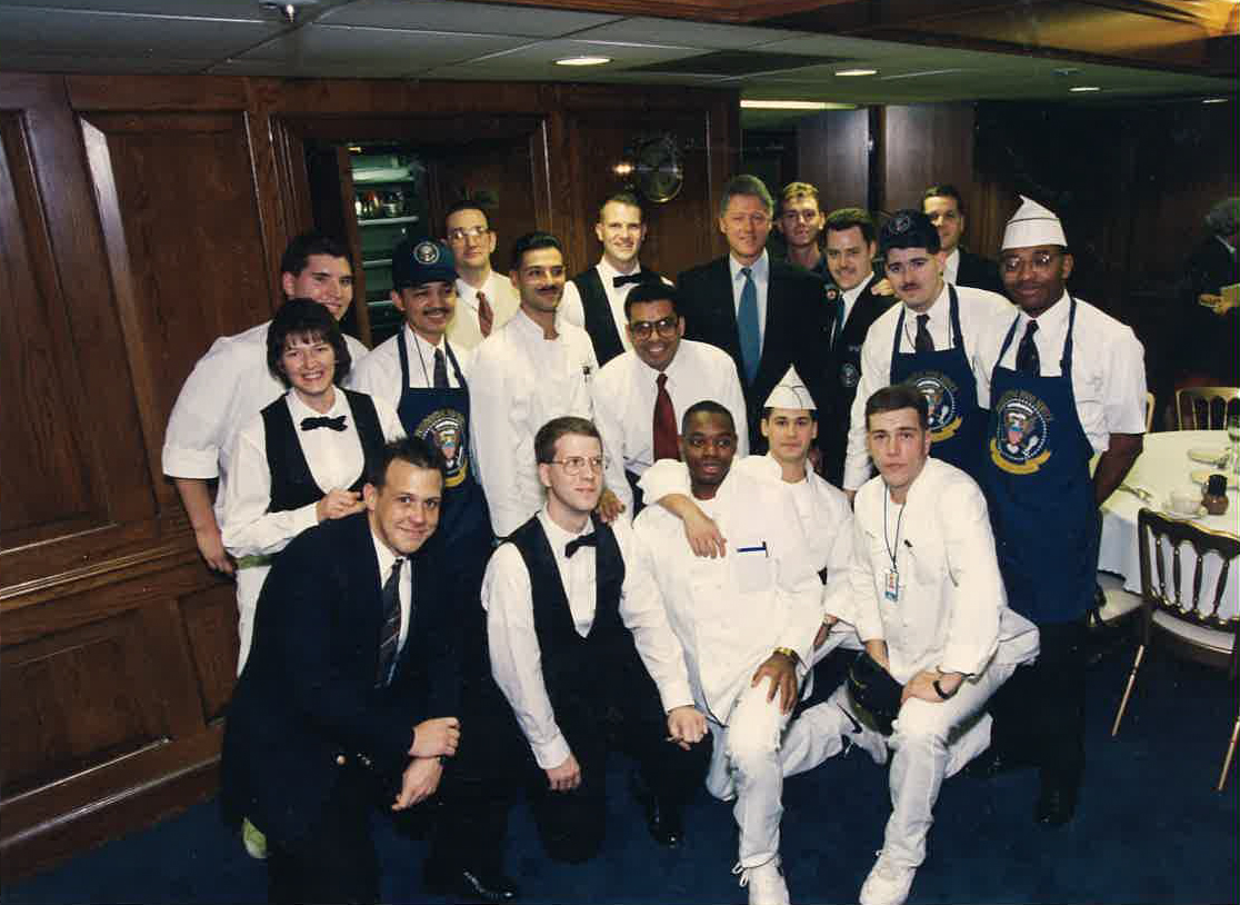 Chef Louis Eguaras cooked for former president Bill Clinton while he was in office.