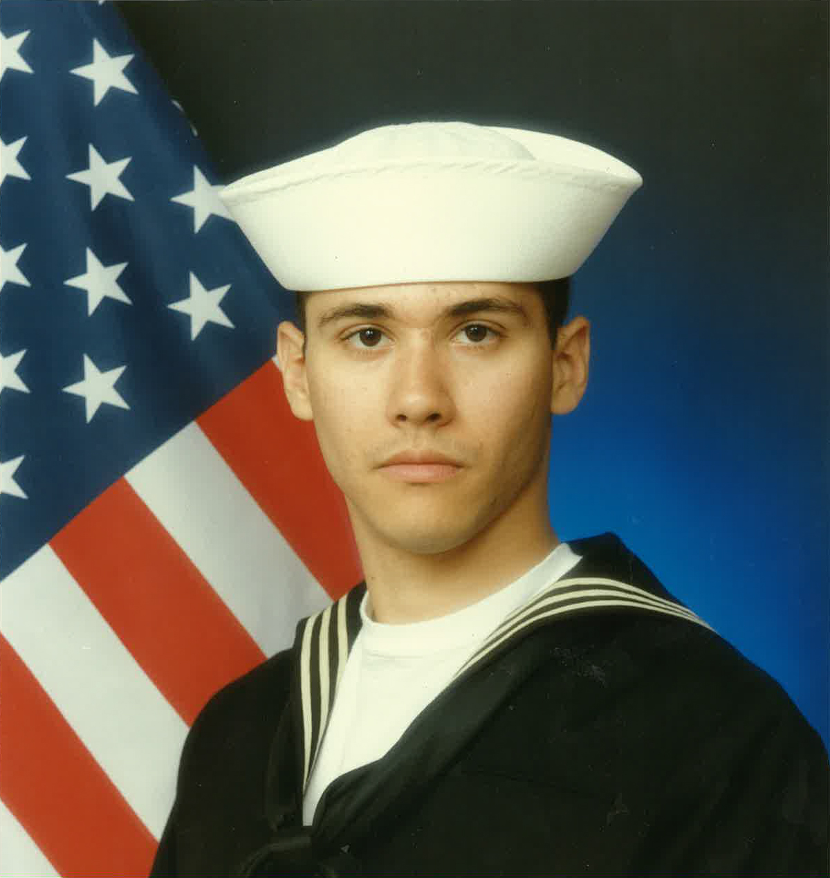 Louis Eguaras trained at the Naval Academy in culinary arts.