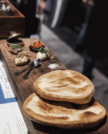 Naan with the works at Otium