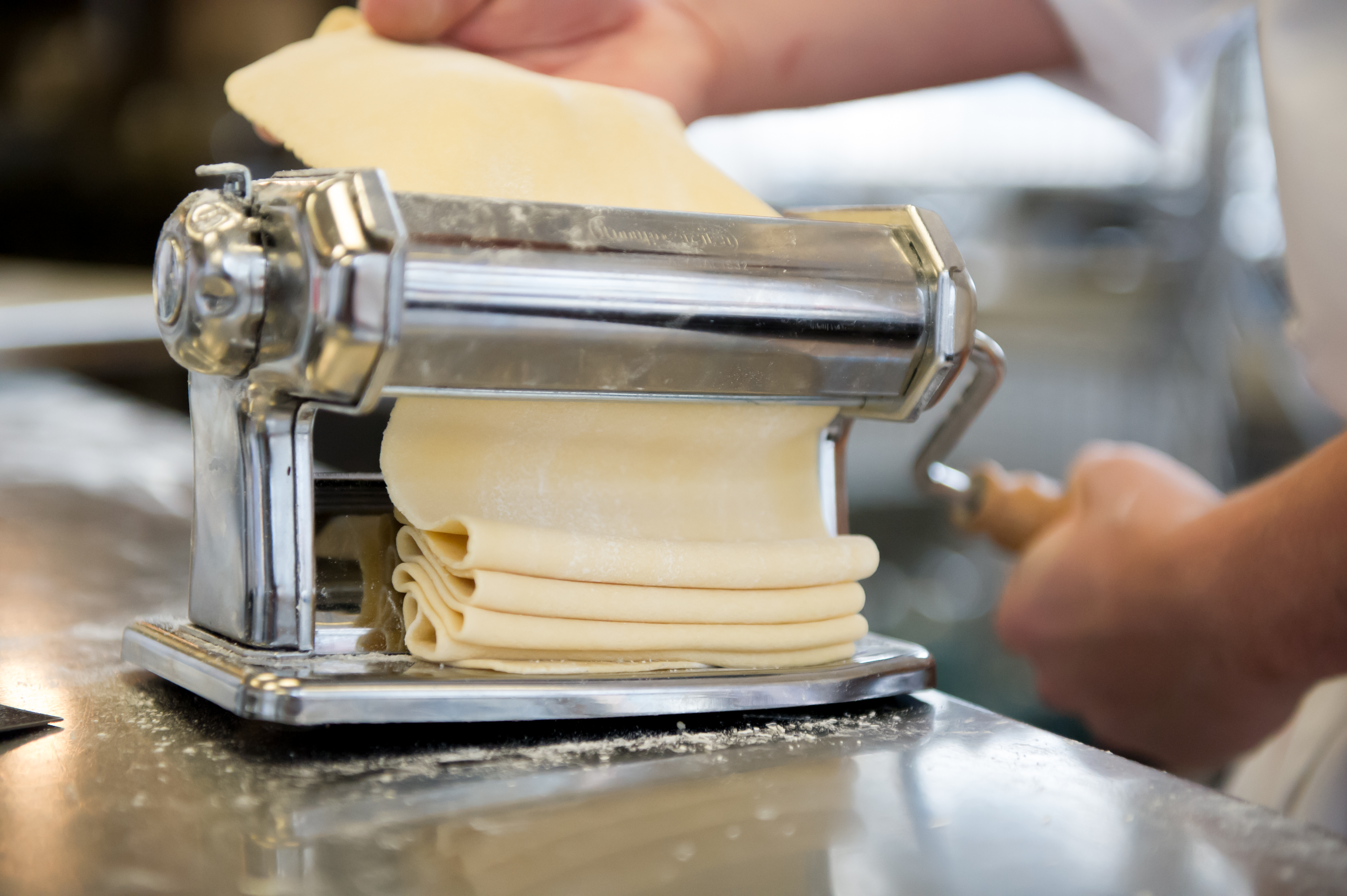 Make your own pasta in a cooking class at the Institute of Culinary Education's New York campus.