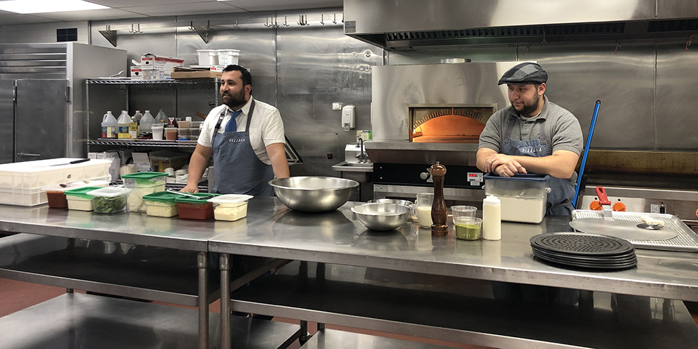 Chef Daniele Uditi hosts a Neo-Neapolitan pizza demonstration at ICE.