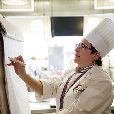 Culinary School Chef Instructor teaching at the Institute of Culinary Education