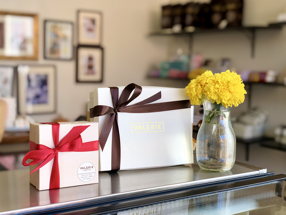 Valerie Confections specializes in chocolate truffles and bars.