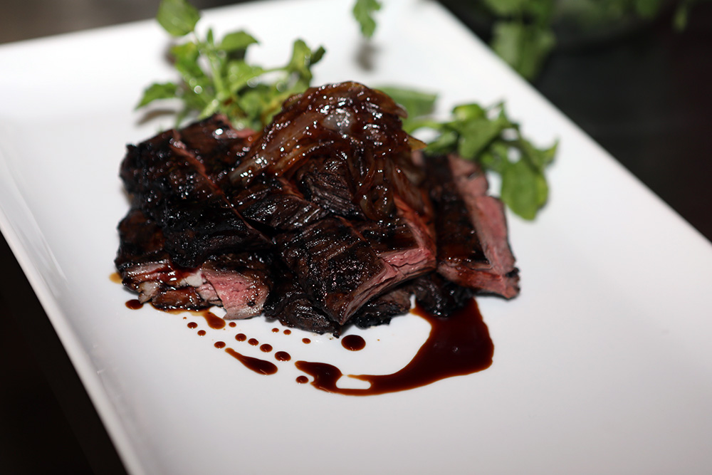 Grilled Skirt Steak with Balsamic Soy Marinade