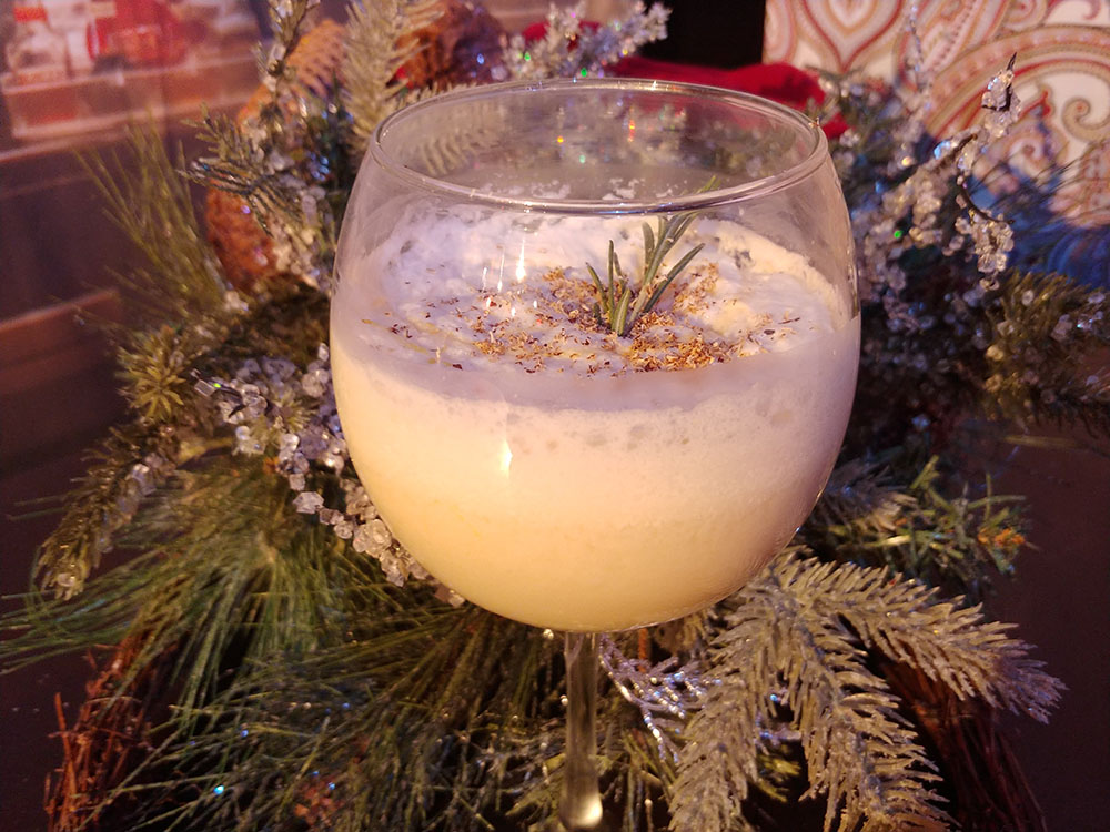 Anthony Caporale's Syllabub cocktail.