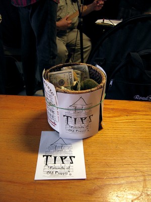 The tip jar is a British invention.