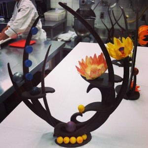 My and Amy's chocolate showpiece