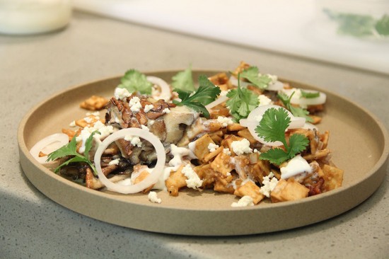 Chilaquiles with salsa borracha