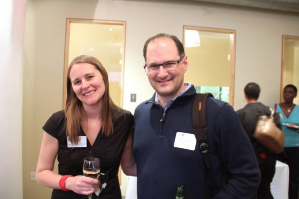 ICE Alumni Party 2014 - Maureen Drum Fagin and Eric Perlmutter - ice.edu