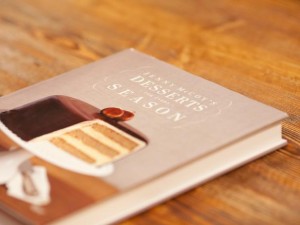 Desserts of the season cookbook by Jenny McCoy who is a pastry chef in New York 