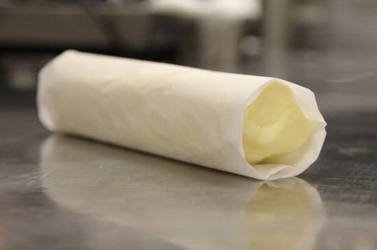 Freshly made butter