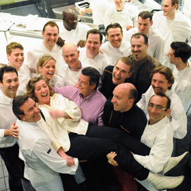 Ariane gets a boost from the industry's top chefs. Photo Credit: Food Arts Magazine