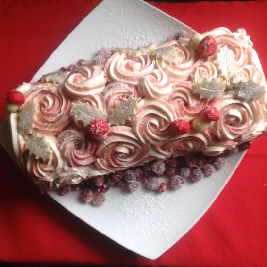 Cranberry Bouche de Noel 2