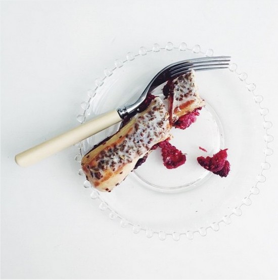 Raspberry Anisette Brioche Roll. Photo credit @miette1965