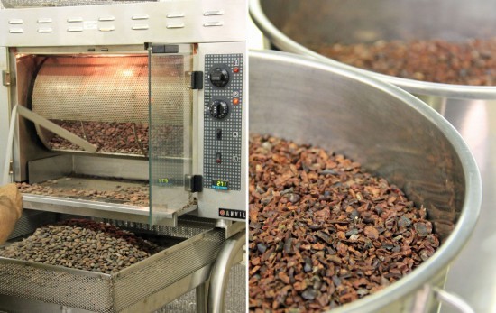 Roasting Winnowing Chocolate Production Bean to Bar