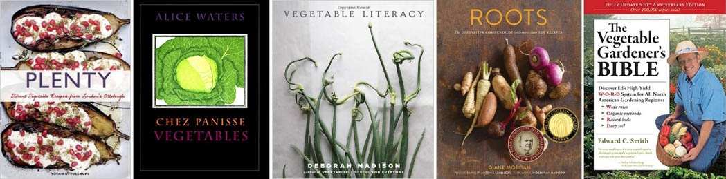 Ottolenghi, Deborah Madison, Alice Waters, Vegetable Cookbooks