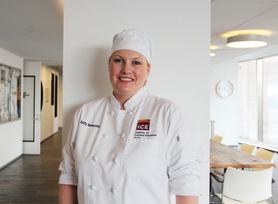 Chef Kelly Newsome at Institute of Culinary Education