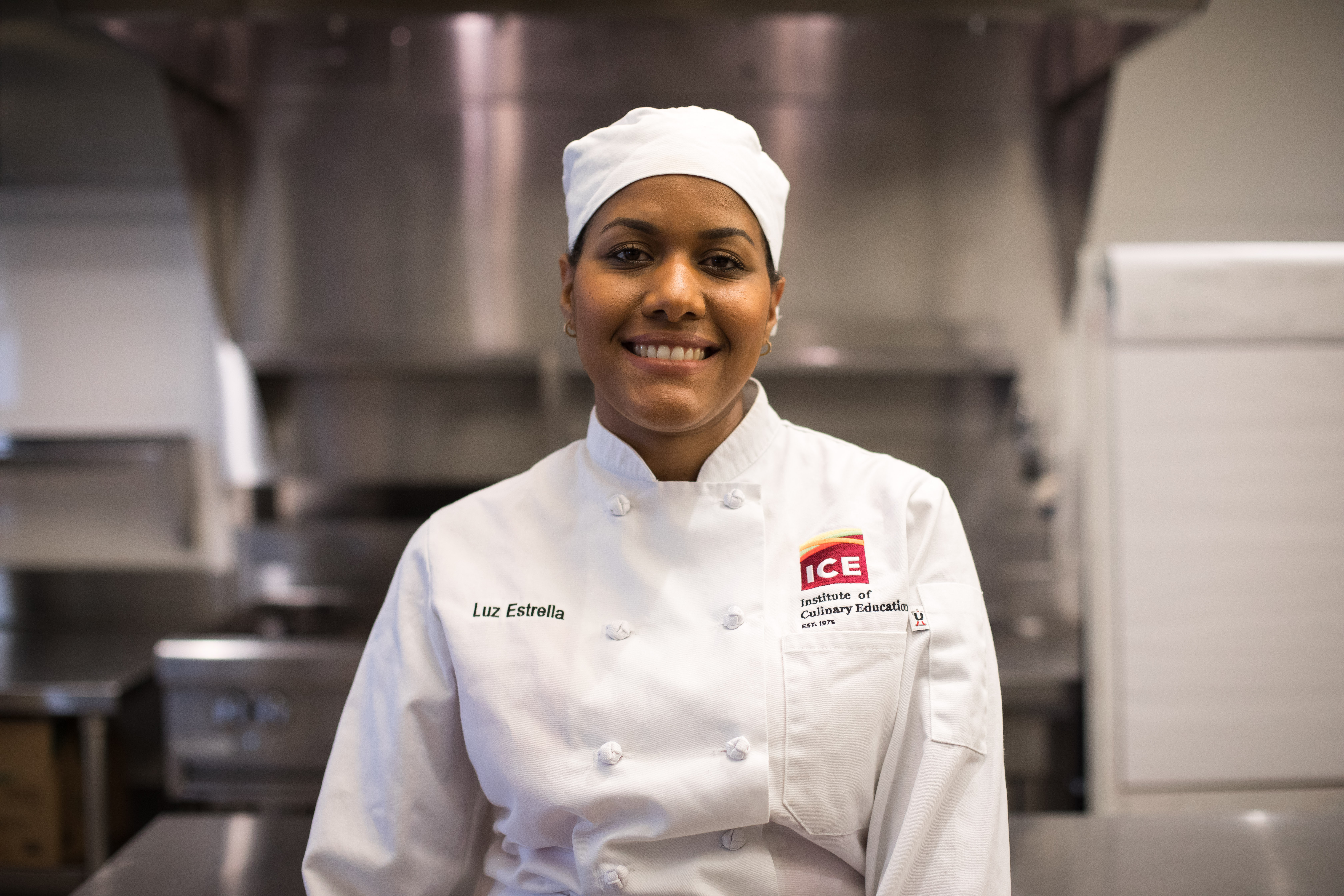 Luz Estrella culinary student in new york