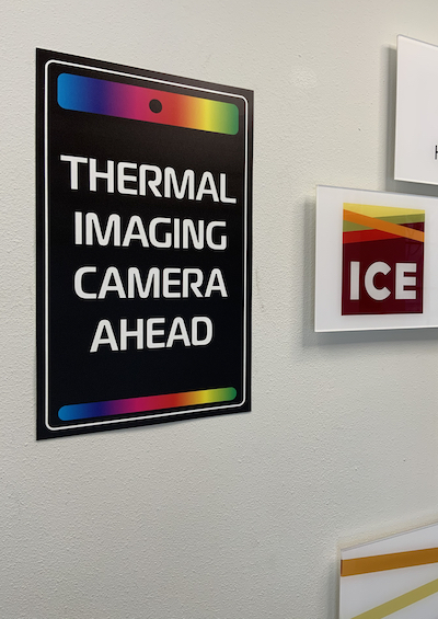 thermal imaging signage