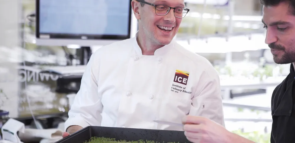 Bill Telepan on his first day as Director of Sustainability in the hydroponic farm