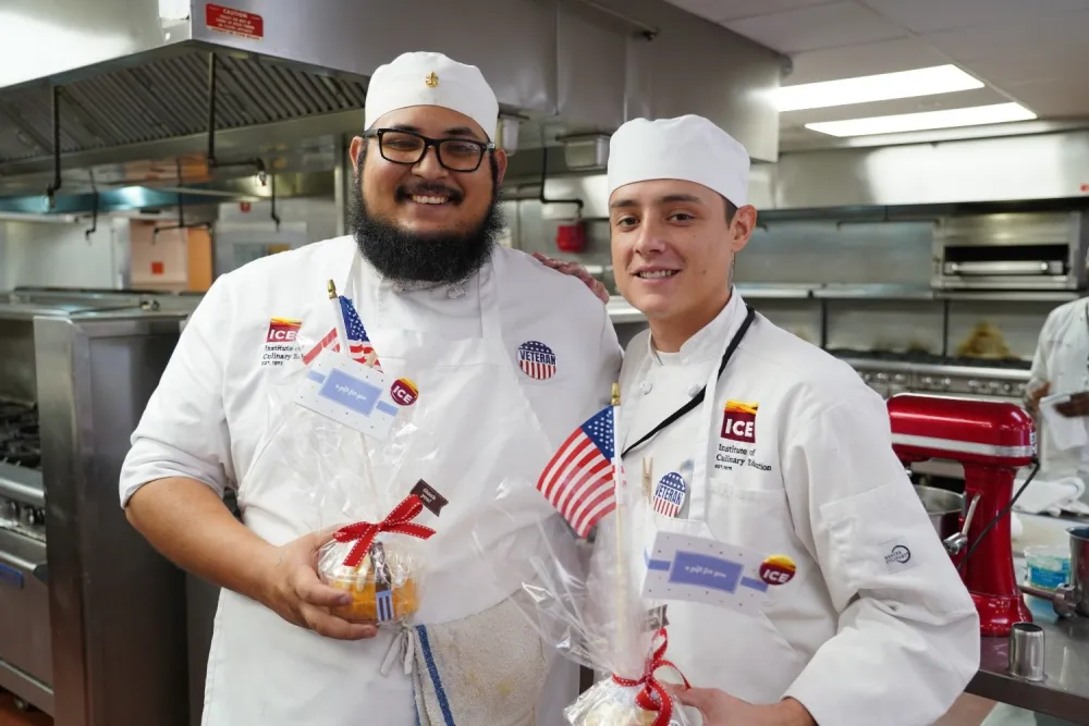 Two ICE students who are veterans
