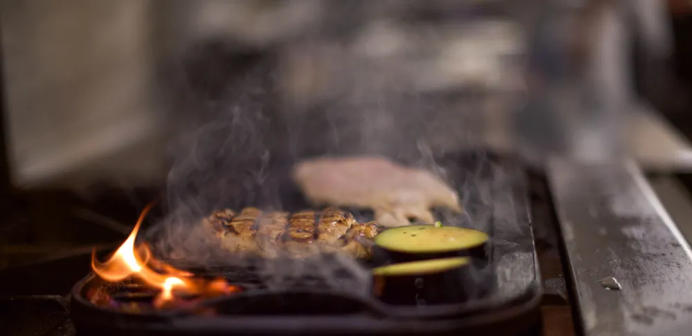 sizzling grill