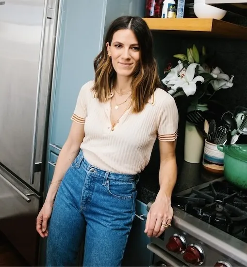 Eden Grinshpan in a kitchen