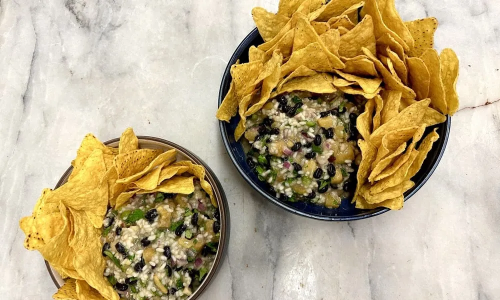 Fermented Ancho Pineapple & Black Bean Burrito Filling Dip Recipe
