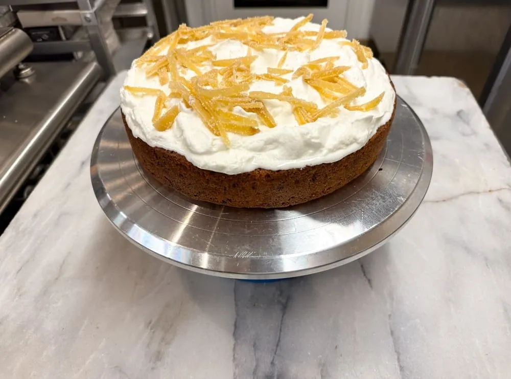 Fermented Butternut Squash & Candied Ginger Cake