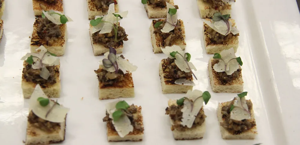 Food made at ICE at Taste of the NFL